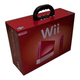 Caixa De Mdf Nintendo Wii Vermelho