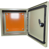 Caixa De Montagem 50x50x25 Painel Elétrico Quadro Comando Cor Cinza Ral 7032 Weg