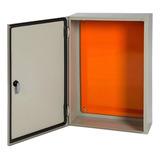 Caixa De Montagem 80x60x20 Painel Elétrico Quadro Comando Cor Bege Ral 7032