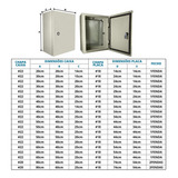 Caixa De Montagem Painel Eletrico 60x40x20 Quadro De Comando Autack Componentes Eletricos