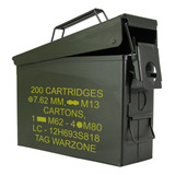 Caixa De Munição Nautika Ntk Tático Ammo Box Calibre 7 62mm