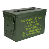 Caixa De Munição Para 50 Cartuchos Ammo Box Nautika