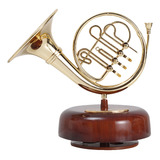 Caixa De Música De Trompa Francesa Classical Wind Twirling M