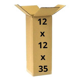 Caixa De Papelao 12x12x35 Tubular Para Garrafa Tubo 50 Cx