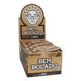 Caixa De Piteira Bem Bolado Brown Large 24 Livretos