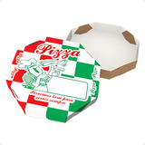 Caixa De Pizza Embalagem Delivery Oitavada 35cm Fardo 25un