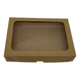 Caixa De Presente 17x13x3 Kraft Visor 12 Doces 20 Unidades