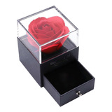 Caixa De Presente De Flor Eterna Rose Preservação Box Mãe D