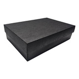 Caixa De Presente Preto 35x24x10 Cm