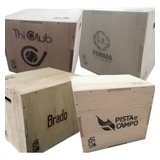 Caixa De Salto Box Jump Para Cross Kit C 03 Caixas Sua Logo
