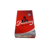 Caixa De Seda Smoking Prata 1 1 4 Pequena Original Cx C25 