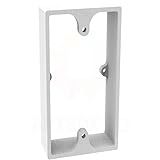 Caixa De Sobrepor Adaptador 4x2 Compatível Com Interruptores Inteligente Sonoff Branco