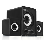 Caixa De Som 12w Subwoofer Estéreo Controle De Bass P2 Usb