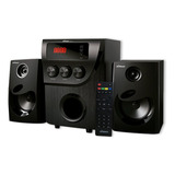 Caixa De Som 2 1 Subwoofer Usb Fm Sd Bluetooth Micro System