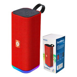 Caixa De Som Alto Falante Speaker Bluetooth Portátil Music Cor Vermelho 110v 220v