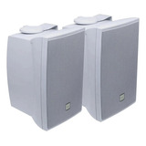 Caixa De Som Ambiente Jbl C321b Par De 3 30w Rms Branco