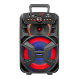 Caixa De Som Amplificada Amvox Aca 221 Gigante Ii Bivolt 220w Bluetooth Usb E Entrada Auxiliar