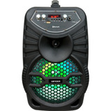 Caixa De Som Amplificada Bluetooth Lenoxx Ca100 Karaokê 150w Cor Preto 110v 220v