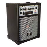 Caixa De Som Amplificada Violão Guitar Mic Bluet 30w Rms Preto Jf Conquest