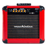 Caixa De Som Amplificador Mackintec Maxx 15 Color Vermelha Cor Vermelho Voltagem 110v 220v