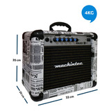Caixa De Som Amplificador Mackintec Maxx 15 Guitarra Violão Cor Jornal Voltagem 110v 220v manual