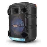 Caixa De Som Bluetooth 150w Rms Led Usb Alto falante De 8