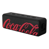 Caixa De Som Bluetooth 20w Ipx6 Coca cola Sound Box Recarreg Cor Preto 110v 220v