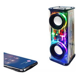 Caixa De Som Bluetooth Com Tech Luz Super Potente Sem Fio
