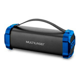 Caixa De Som Bluetooth Multilaser Bazooka Sp350 50w Tws Usb Cor Azul prata 110v 220v bivolt 