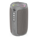 Caixa De Som Bluetooth Portátil Imenso X33 10w Ipx4 Rgb Cor Cinza 110v 220v