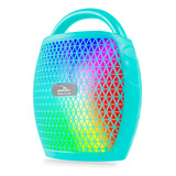 Caixa De Som Bluetooth Portátil Painel Rgb Cartão Sd Fm Usb
