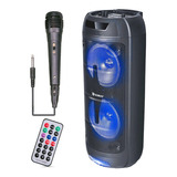 Caixa De Som Bluetooth Sumay Tower Sm cap30 400w Microfone