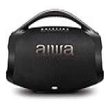 Caixa De Som Boombox Plus AIWA BBS 01 B 200W Bluetooth 30H IP66 USB Preto