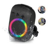 Caixa De Som Caixinha Bluetooth Portatil Tws Fm Moto Bike