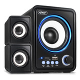 Caixa De Som Com Bluetooth Subwoofer Pc Notebook Usb P2 Sd