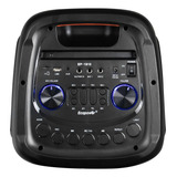 Caixa De Som Ecopower Ep 1910 Usb sd 100w Rms 8 Preto