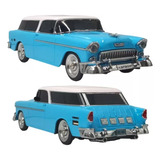 Caixa De Som Em Formato De Carro Antigo Classico Bluetooth Kapbom Ws 1955 Azul celeste