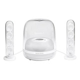 Caixa De Som Harman Kardon Soundstiks 4 140w Rms Bluetooth Branco 110v