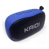 Caixa De Som Kaidi Wireless Speaker Bluetooth Rádio Fm Kd811 Cor Azul 110v 220v