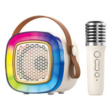Caixa De Som Karaokê Microfone Completo Bluetooth Infantil Adulto