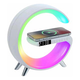 Caixa De Som Luminária E Carregador De Celular G Speaker