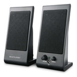 Caixa De Som Multimídia Multilaser Usb P2 3w Rms Sp009 Preto