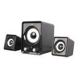 Caixa De Som Para Pc Com 2 1 Subwoofer 14w Usb Conexão P2
