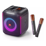 Caixa De Som Party Box Encore 2 Microfones Preta Jbl