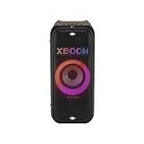 CAIXA DE SOM PARTYBOX LG XBOOM XL7S 250W RMS DISPLAY DE PIXEL LED BLUETOOTH 5 1 20H DE BATERIA IPX4 SOUND BOOST ALÇA TELESCÓPICA E RODAS