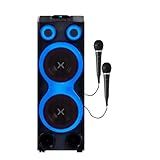 Caixa De Som Polyvox XT-2212T Mesa Equalizadora BT LED 2500W-2 MiC