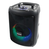 Caixa De Som Portátil Ecopower Ep 2210 Bluetooth Usb Sd Led Cor Preto 110v 220v