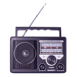 Caixa De Som Portátil Rádio Retrô Am Fm Bluetooth Usb M25