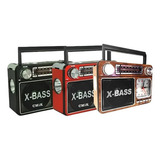 Caixa De Som Rádio Retro Am fm Pen Drive Recarregavel Tomada Voltagem 110v 220v