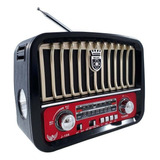 Caixa De Som Rádio Retrô Vintage